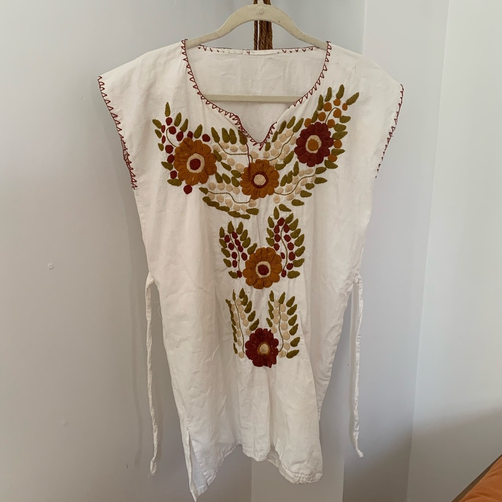 Embroidered Tunic Dress